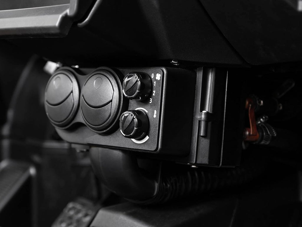 Cab Heater with Built-in Shutoff Valve, 360 Degree Adjustable Vents B46260