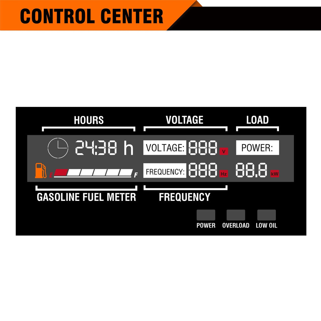 6000W Dual Fuel Quiet Portable Inverter Generator N87014