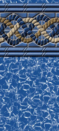 27' Round 52" Height 25 Gauge Unibead Pool Liner R274