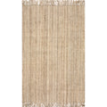Chunky Jute Accent Rug, 2' x 3', Natural K3809