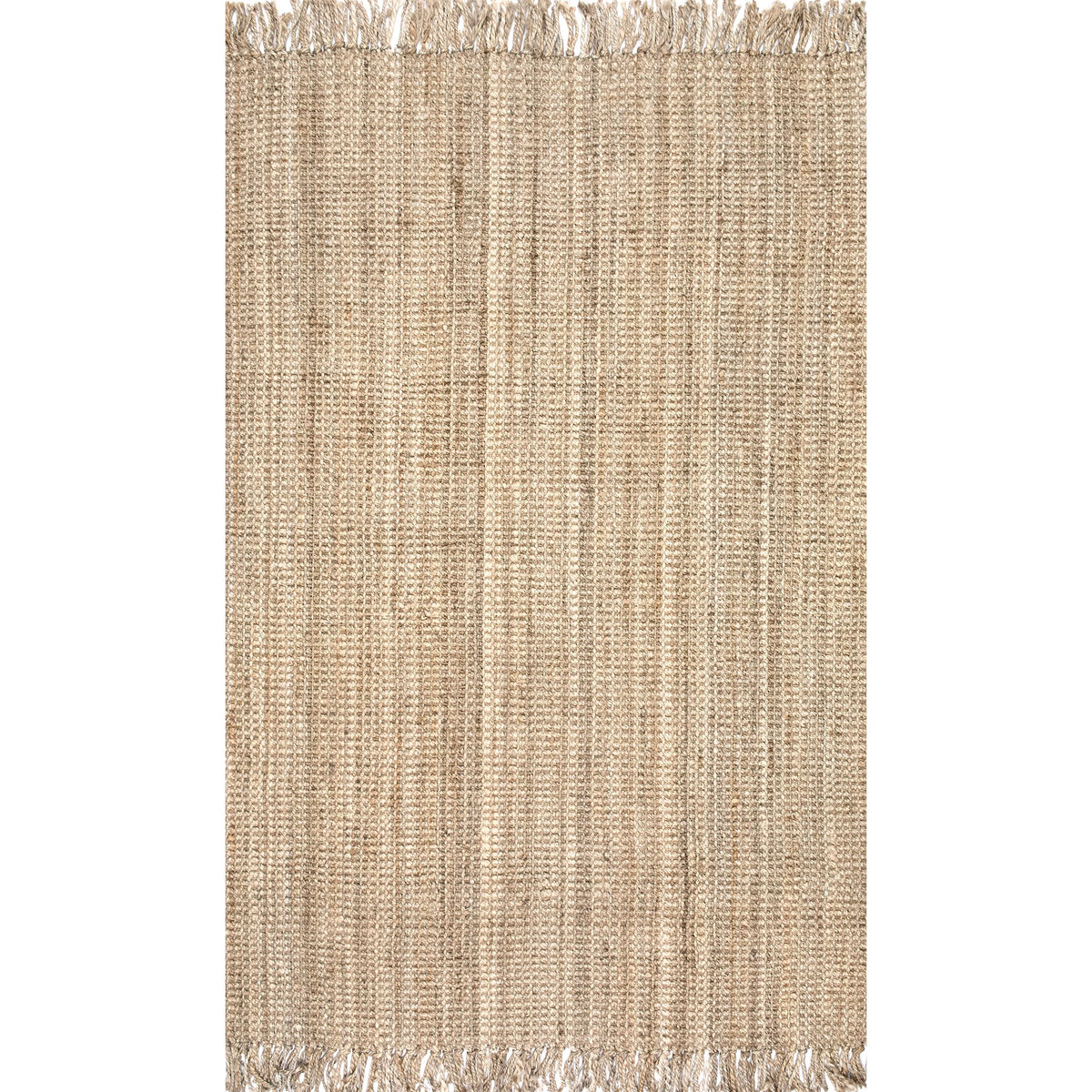 Chunky Jute Accent Rug, 2' x 3', Natural K3809