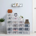 White Stackable Plastic Lidded Storage Boxes P99342