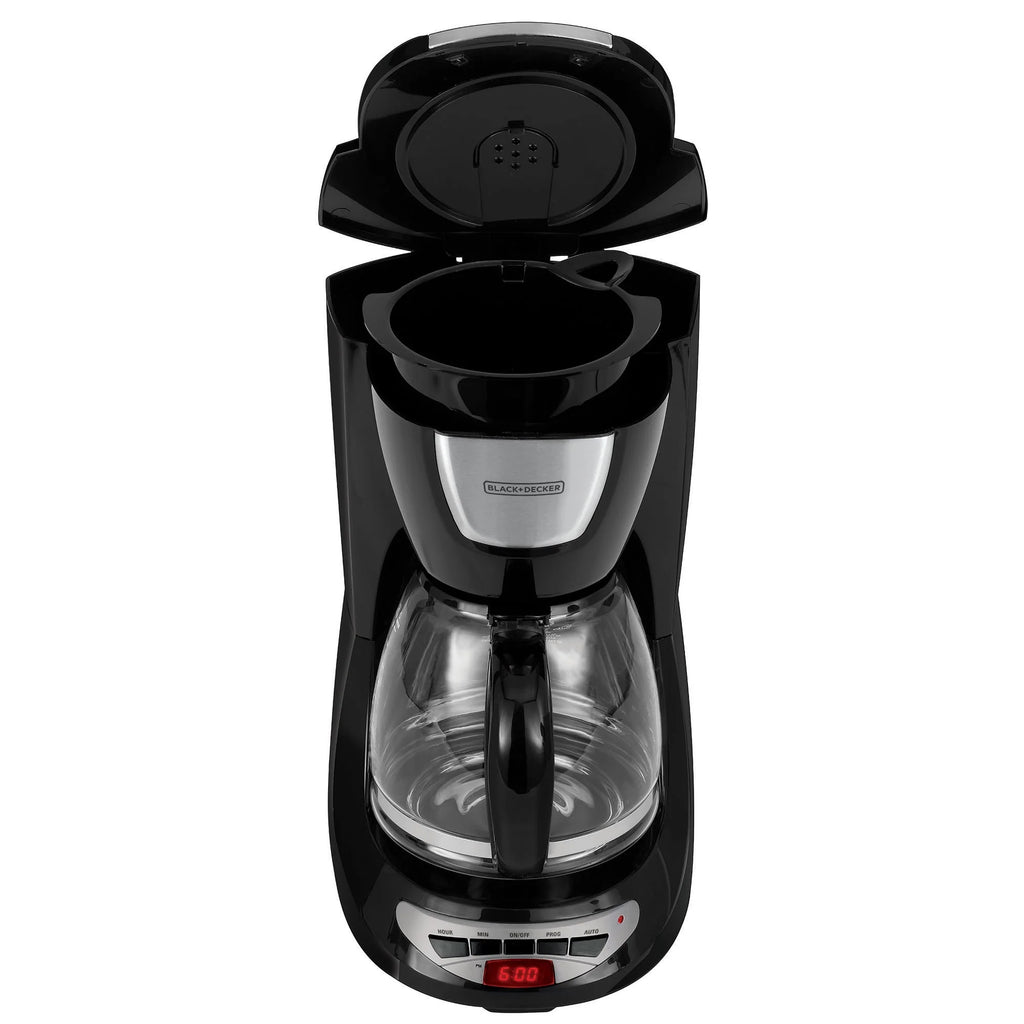 12 Cup Programmable Coffee Maker with Glass Carafe D432392