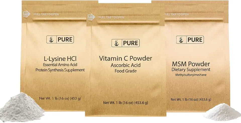 Vitamin C MSM L-Lysine Powder T9050