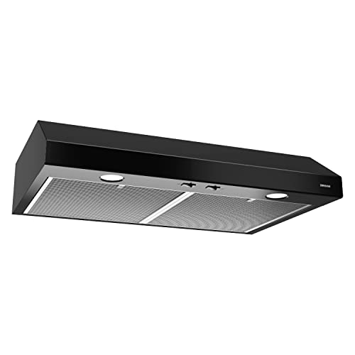 42-inch Under-Cabinet Convertible Range Hood with 2-Speed Fan and Light, Stainless Steel E5312