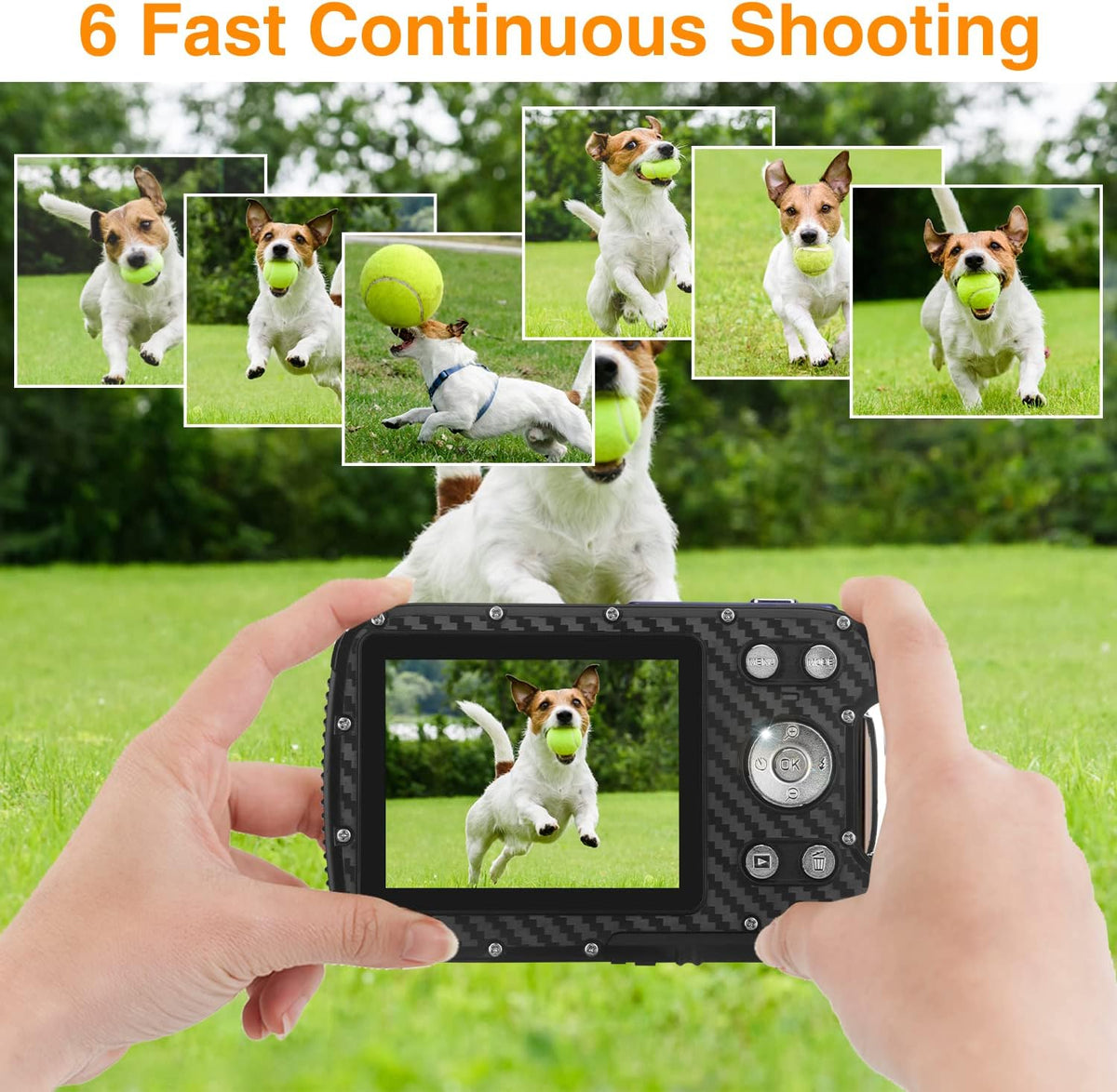 Waterproof 1080P 21MP Kids Digital Camera O4390