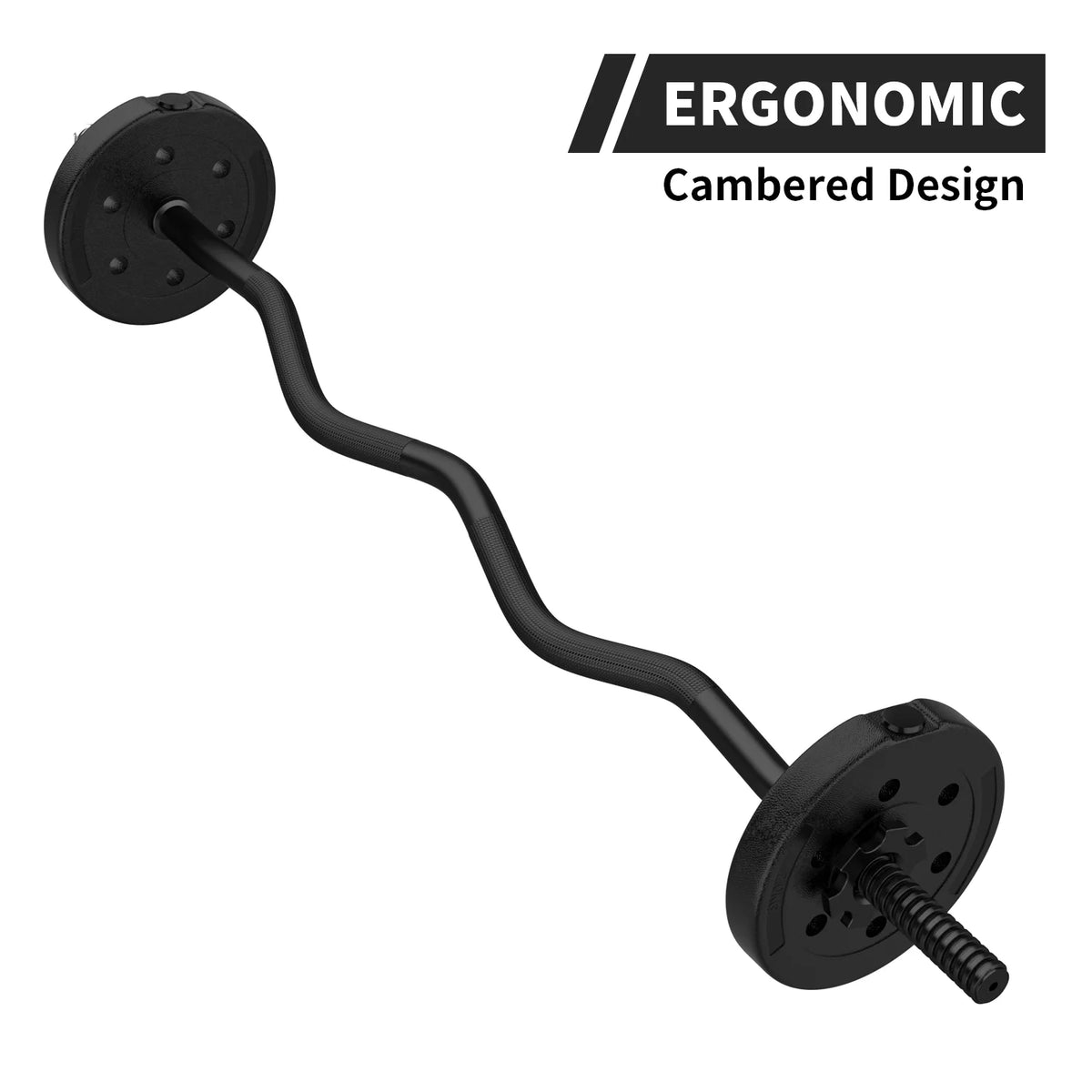 47'' Olympic Curl Bar with Collars K828816