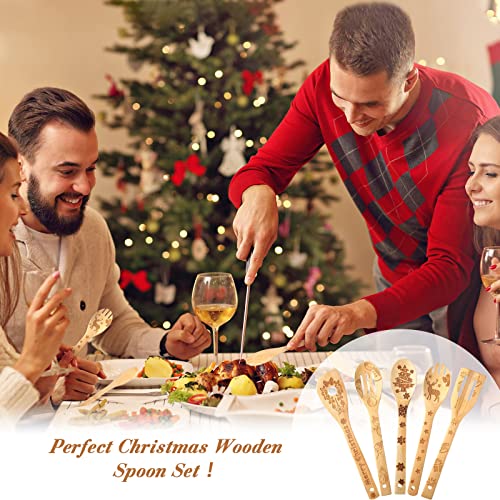 10 Piece Wooden Christmas Kitchen Utensils R635806