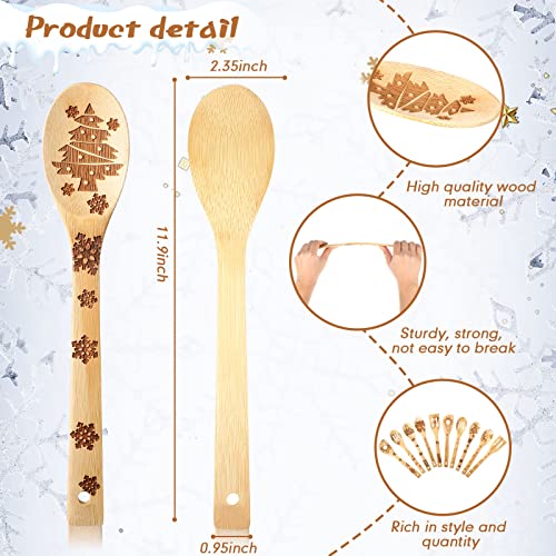 10 Piece Wooden Christmas Kitchen Utensils R635806