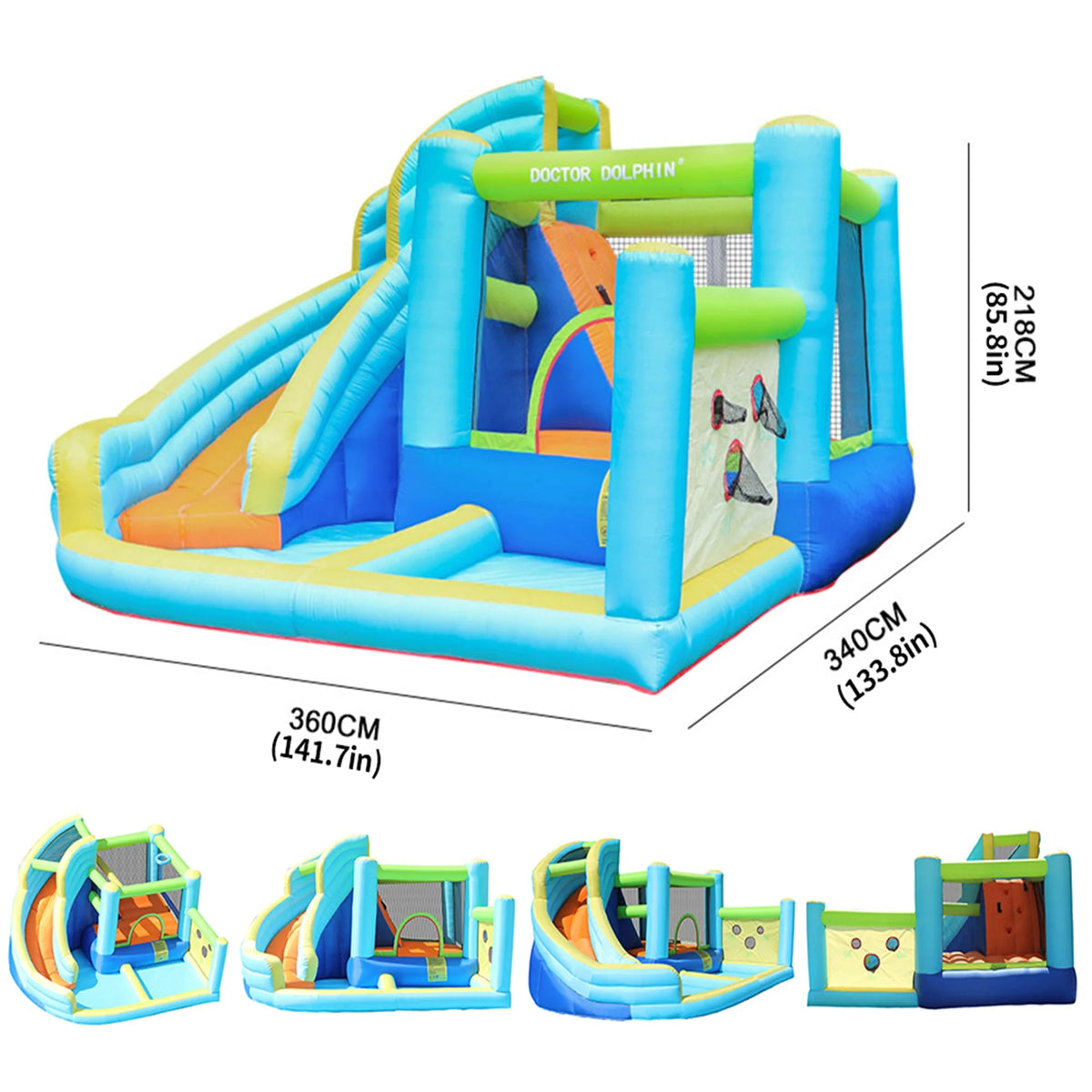Inflatable Water Park Bounce House with Blower W366