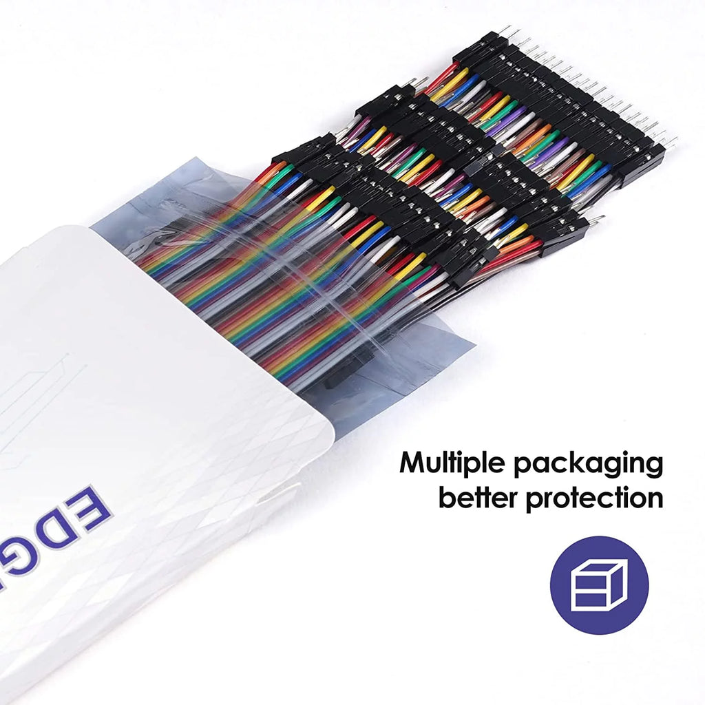 120pcs Breadboard Jumper Wires 20cm Male to Female Male to Male N908627