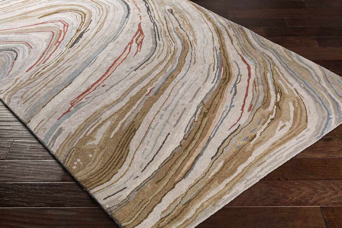 12x15 Beige Modern Area Rug F43715