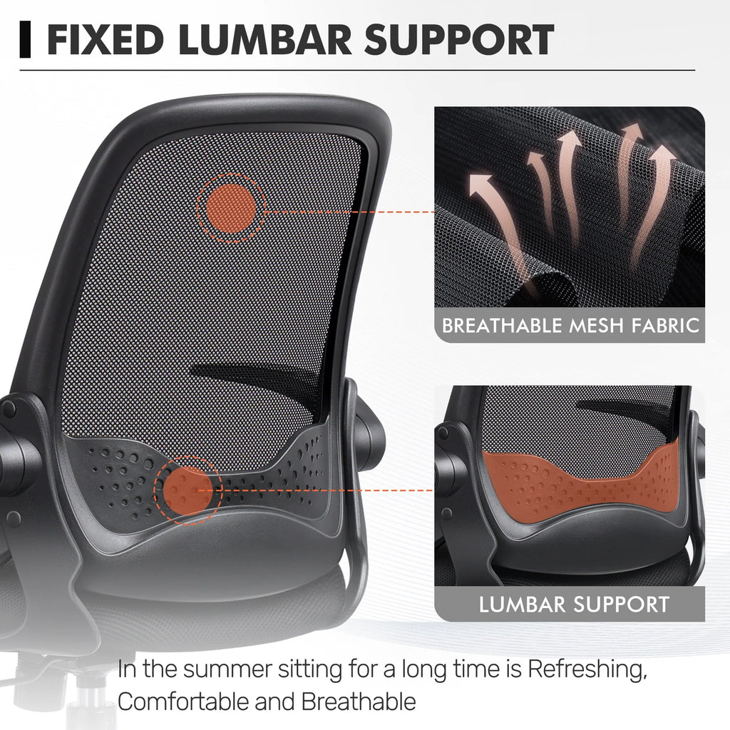 Black Ergonomic Mesh Office Chair W73088