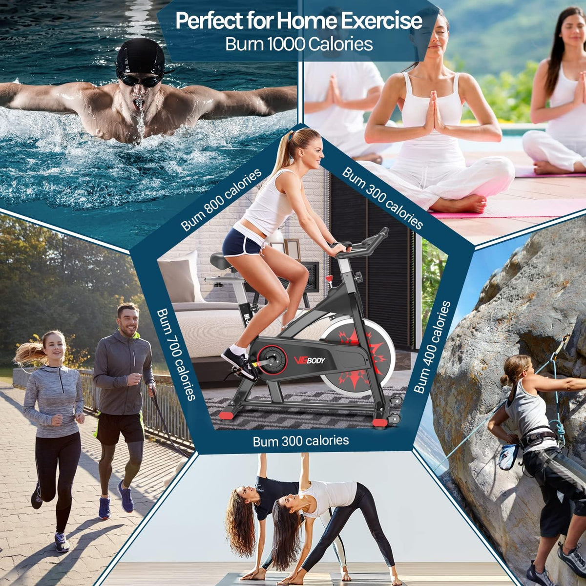 Adjustable Indoor Cycling Bike P665073