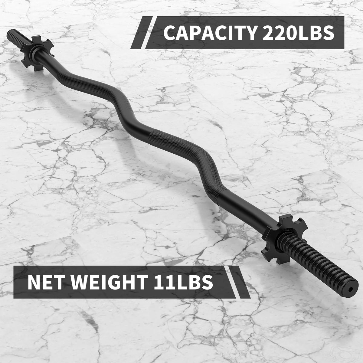 47'' Olympic Curl Bar with Collars K828816