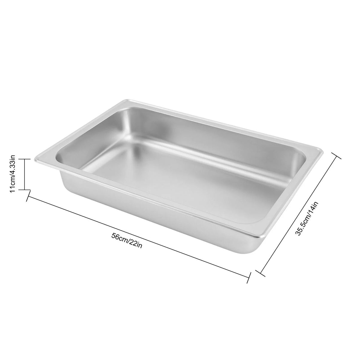 9.54QT Stainless Steel Chafing Dish Set W33454