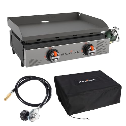 22" Tabletop Outdoor Griddle with Dual Stainless Steel H-Burners W20863