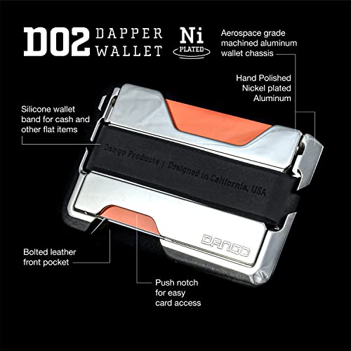 Slim Minimalist Wallet with RFID Blocking Leather M914432
