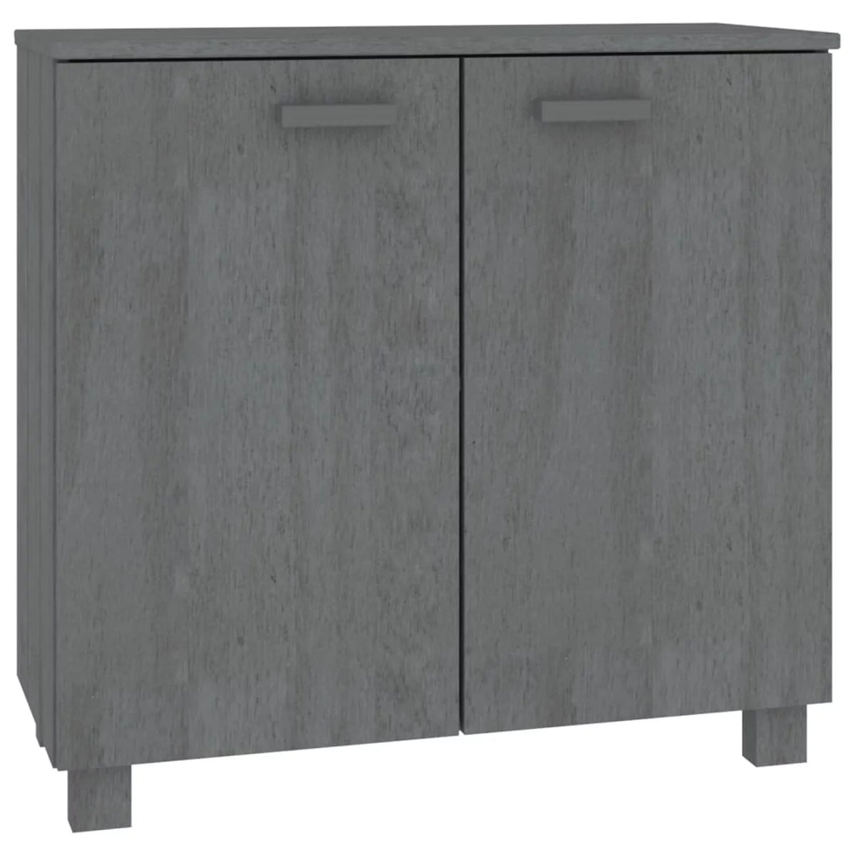 Dark Gray Solid Wood Sideboard T5047