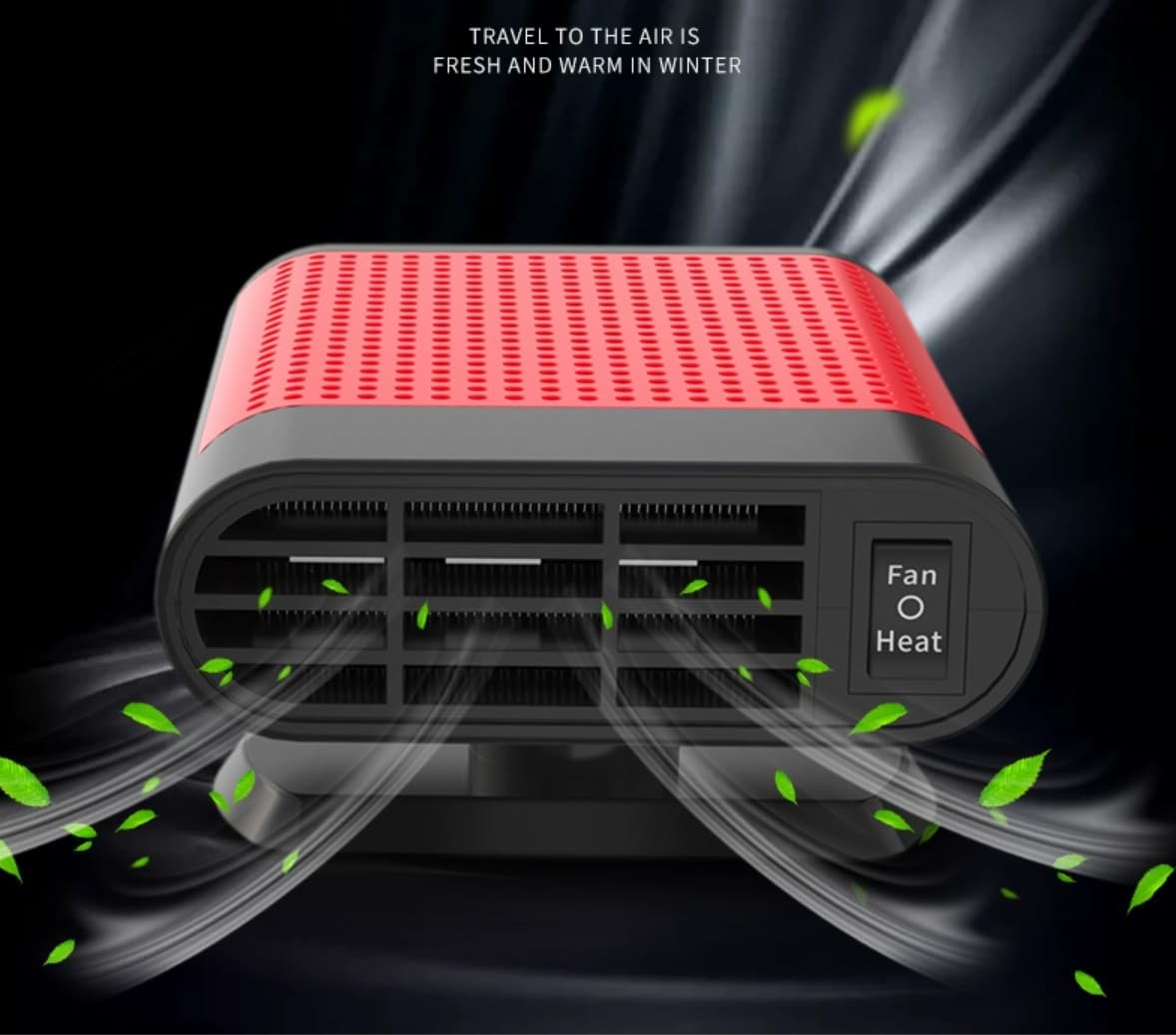 12V 150W Portable Car Heater Defroster with 360-Degree Suction Holder B833