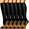 6 Pack Copper Compression Socks I523