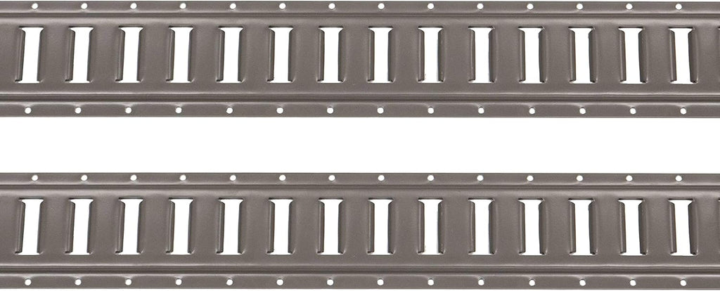 8 Foot Length 12 Gauge Steel Cargo E Track - 2 Pack M508