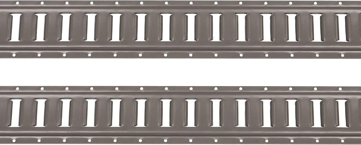 8 Foot Length 12 Gauge Steel Cargo E Track - 2 Pack M508