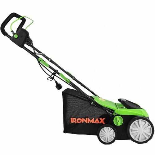 Corded Electric Lawn Dethatcher Scarifier with Dual Safety Switch U883