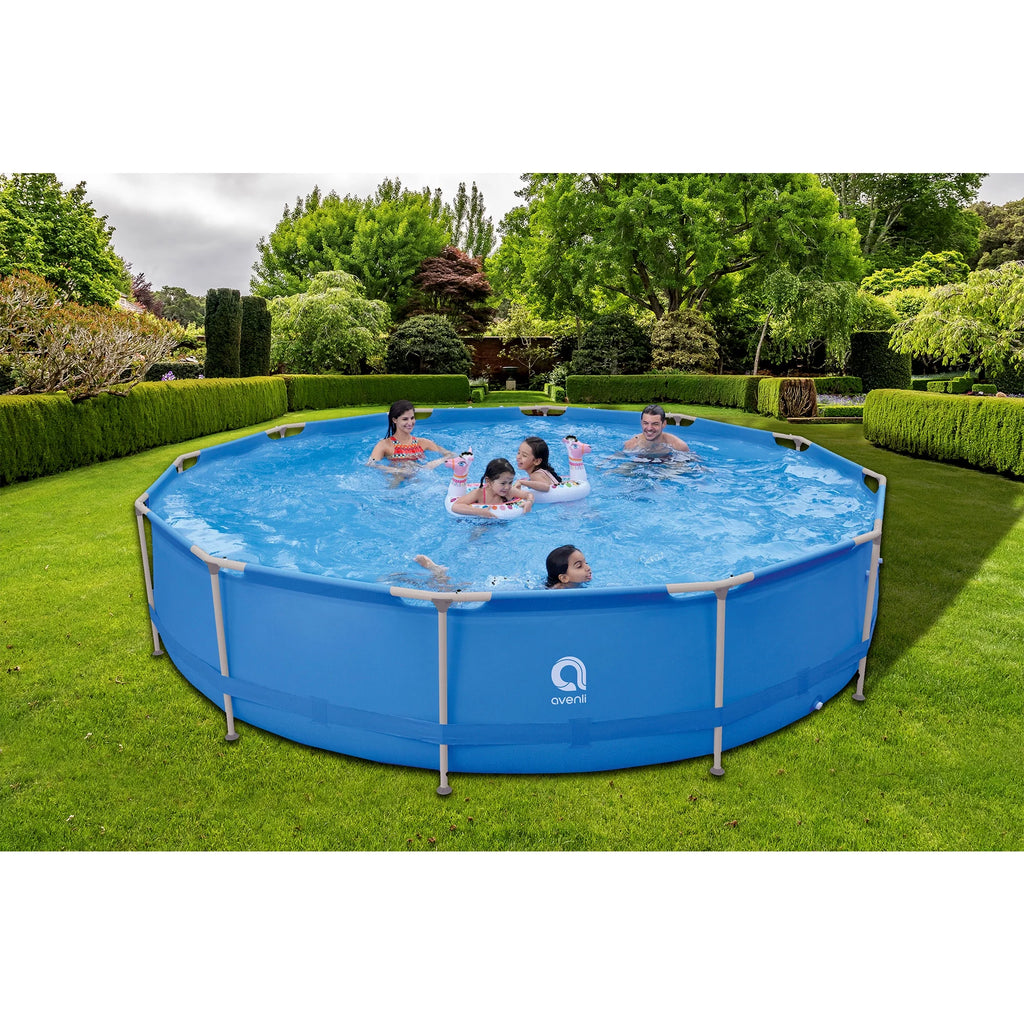 15 Foot x 36 Inch Steel Frame Above Ground Swimming Pool Y45581