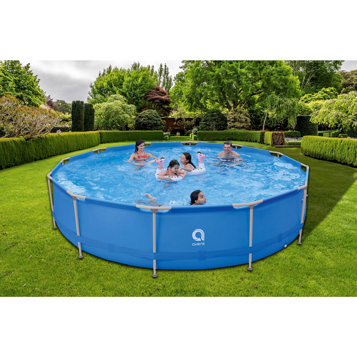 15 Foot x 36 Inch Steel Frame Above Ground Swimming Pool Y45581