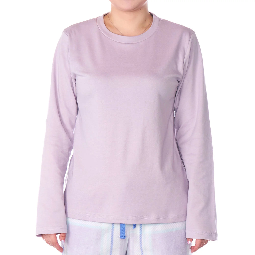 Womens Long Sleeve Fleece Pajama Set K61882