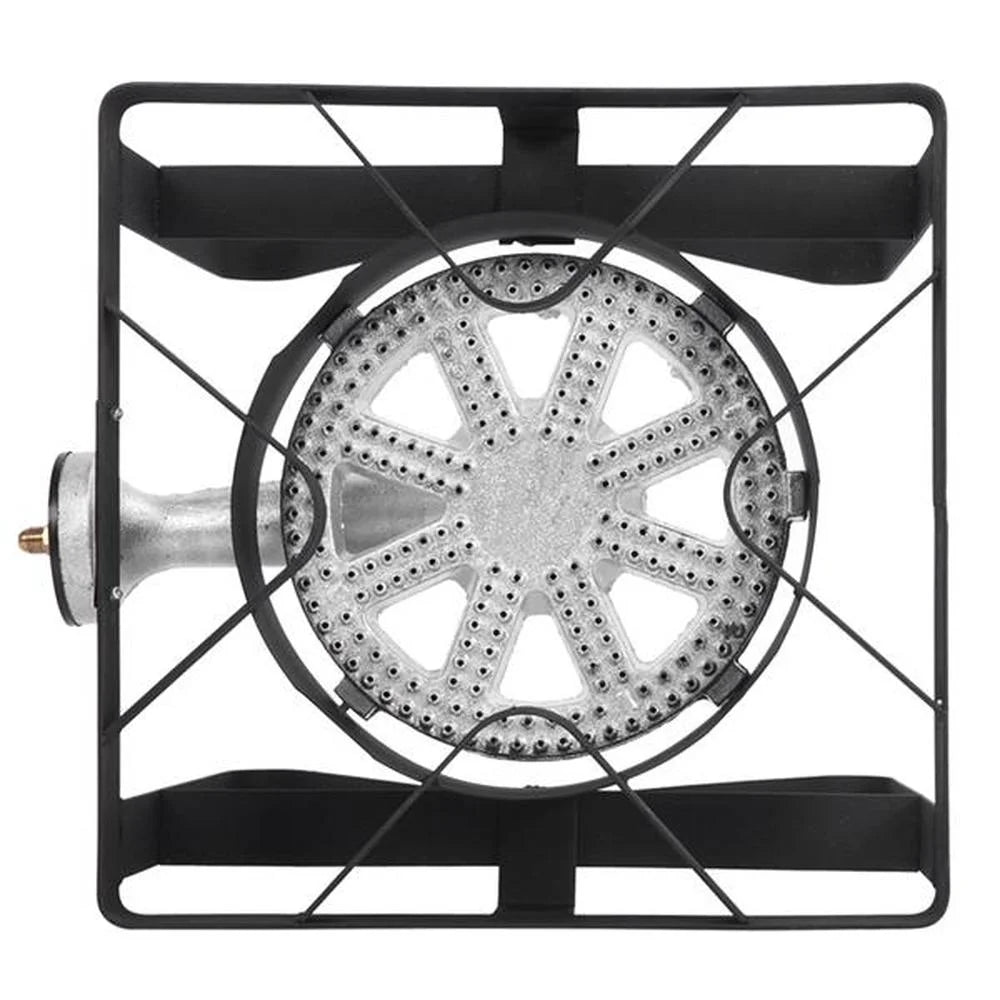 Camp Stove Outdoor Furnace With 20W BTU Head Diameter 26cm With 1.2m Leather Pipe With 0-20psig High Pressure Valve D6463