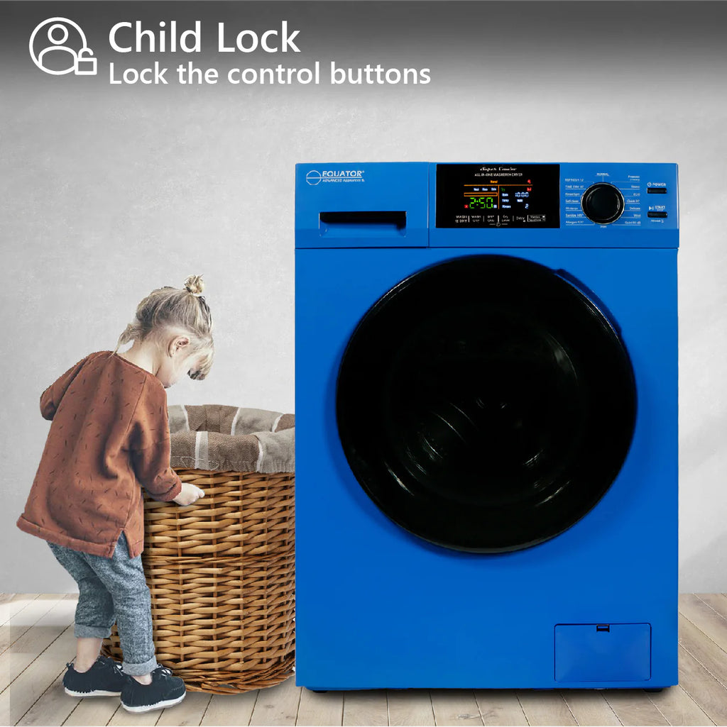 18 lbs. Combination Washer Dryer with Laundry Pedestal M4140