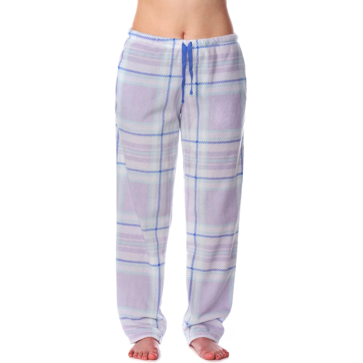 Womens Long Sleeve Fleece Pajama Set K61882