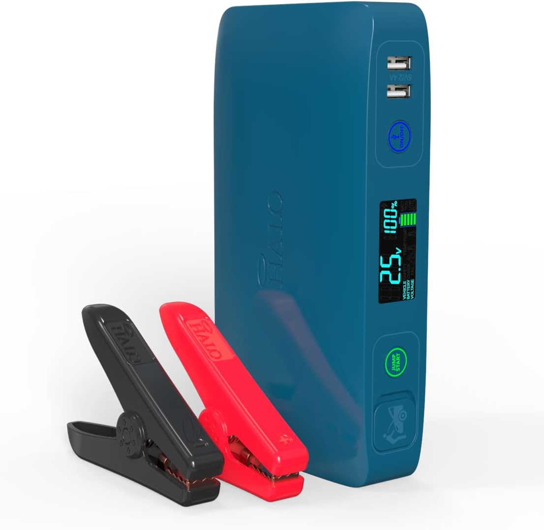 Pink Portable Phone Laptop Charger Car Jump Starter with Outlet B1372