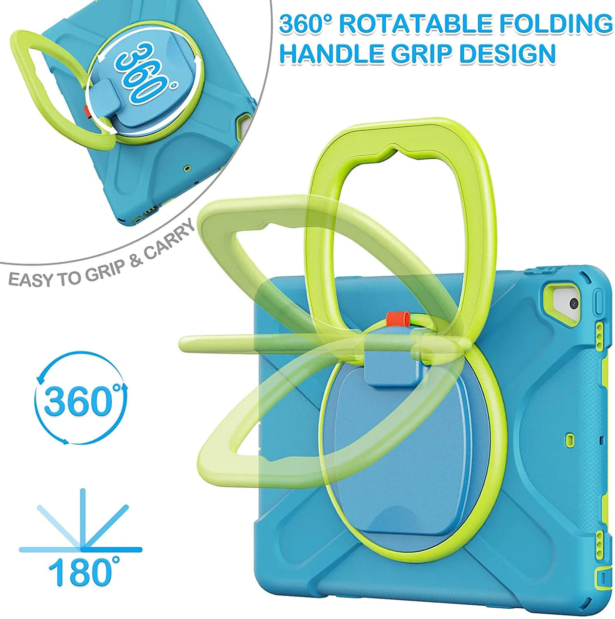 iPad 9.7 inch Shockproof Rugged Cover with Pencil Holder J14031