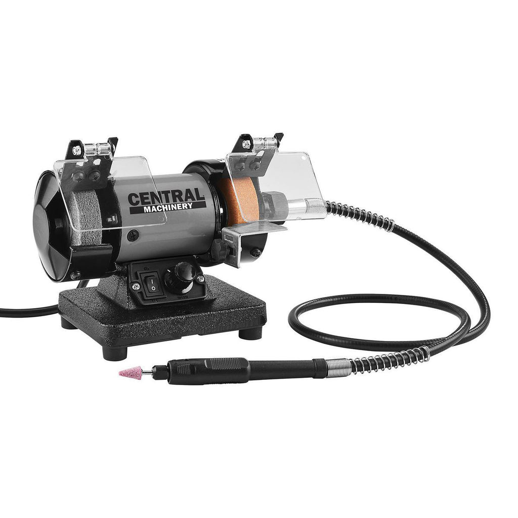 3 in. Bench Grinder with Flex Shaft V213