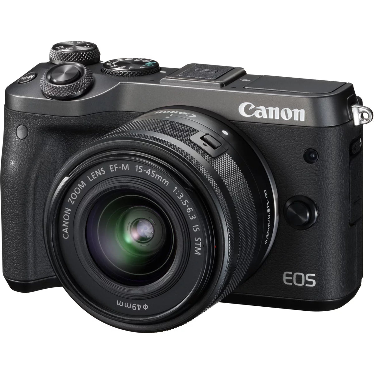 Mirrorless Digital Camera 24.2 MP APS-C 1080p Black Q81385