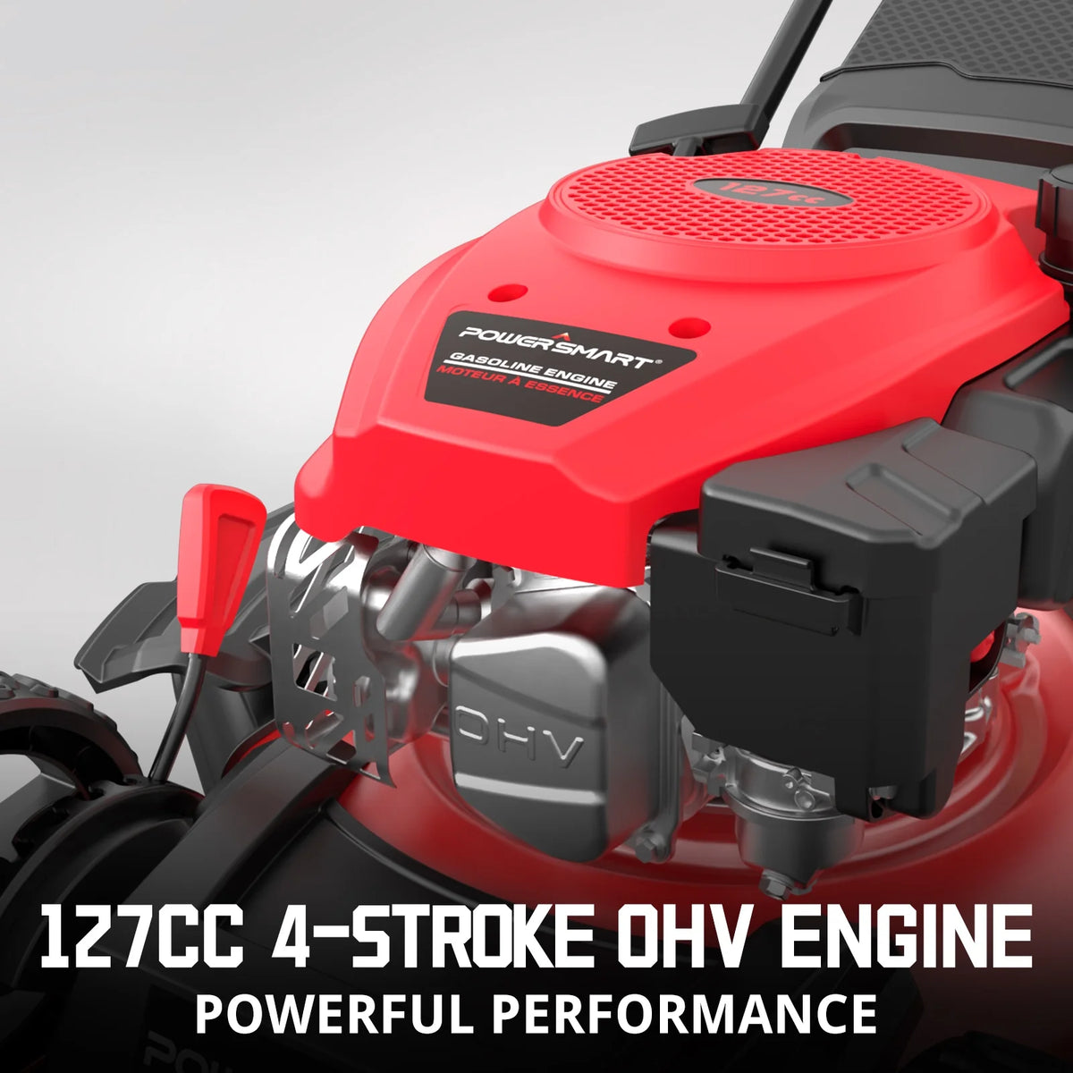 Push Gas Lawn Mower 17-Inch 127cc 3-in-1 with Bagger W56691