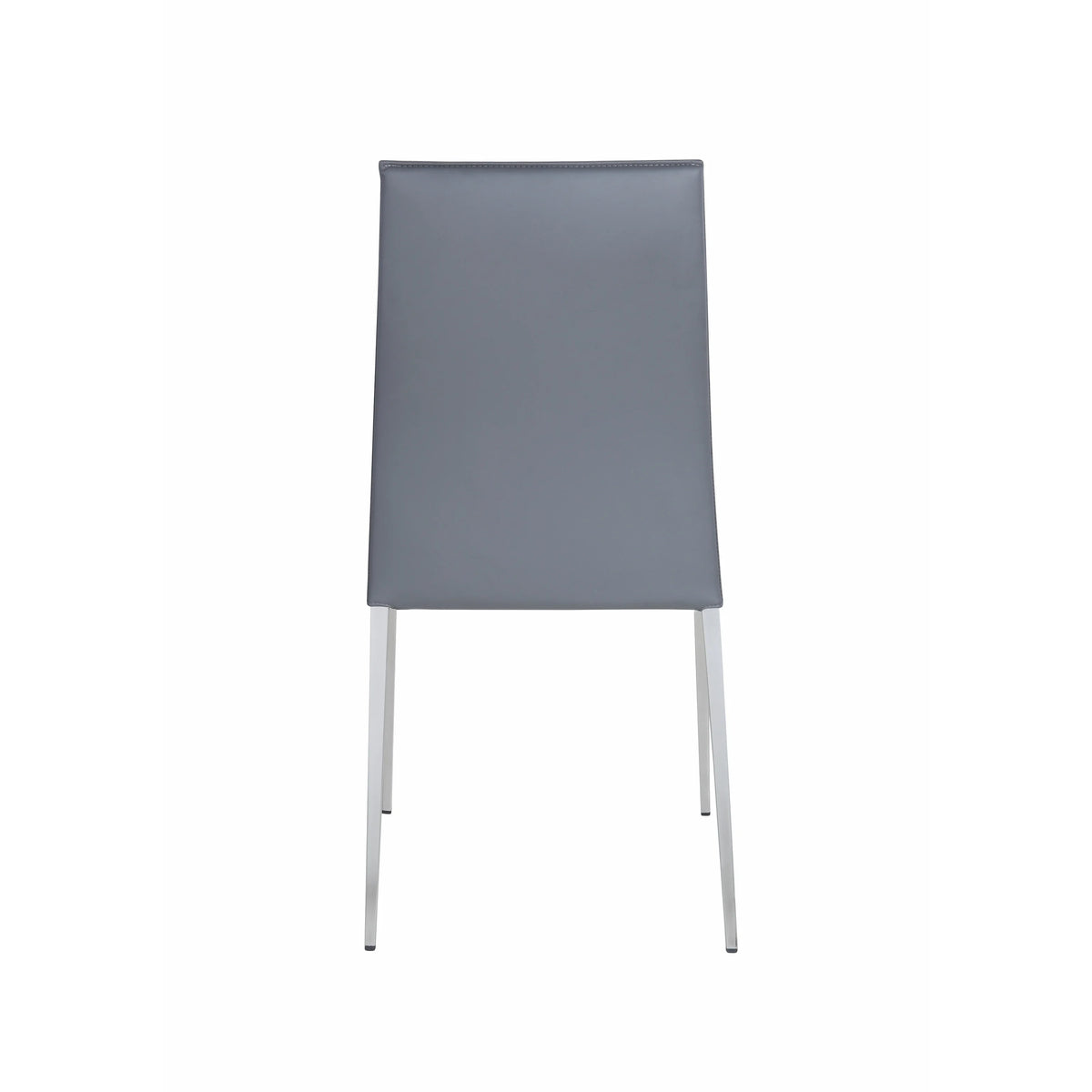 Grey Stackable Dining Chair Set of 4 I194