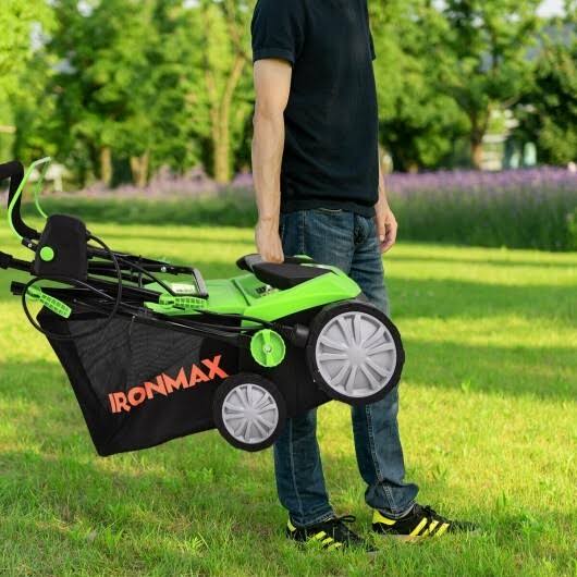 Corded Electric Lawn Dethatcher Scarifier with Dual Safety Switch U883