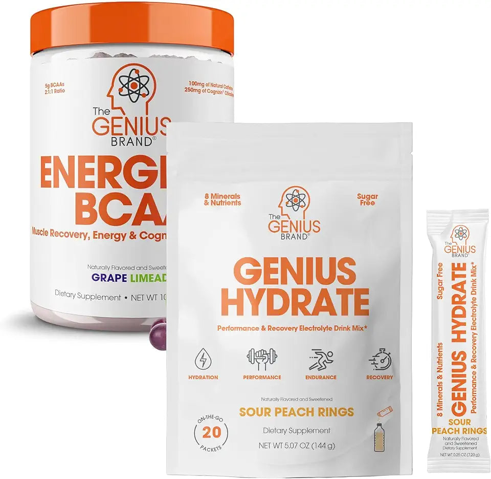 Hydration & Recovery Bundle Powder Drink Mix and BCAA Energy Powder S788855