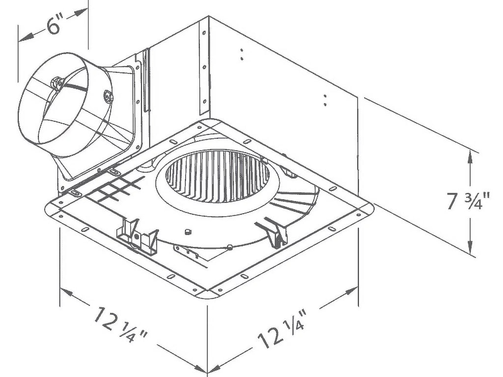 300 CFM Exhaust Fan T1372