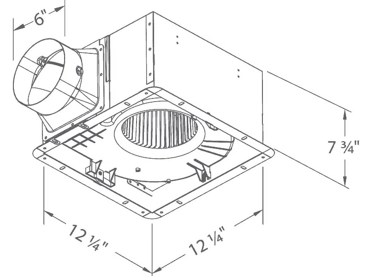300 CFM Exhaust Fan T1372