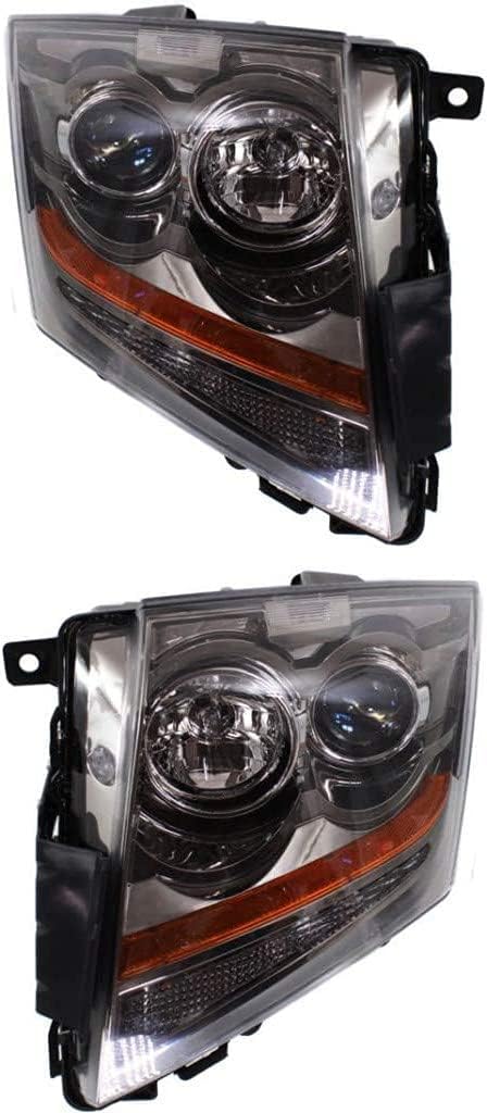 Headlight Assembly for Cadillac CTS Sedan 2008-2014 Passenger Side Halogen V76063