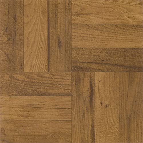 12" x 12" Vinyl Tile in Medium Oak Z239