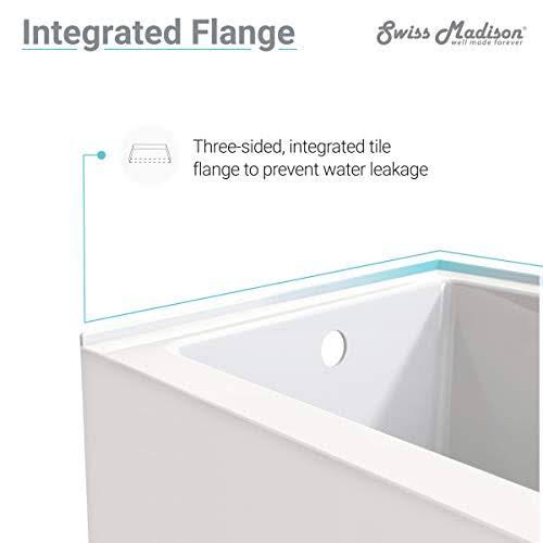 54x22 Alcove Soaking Bathtub S58115