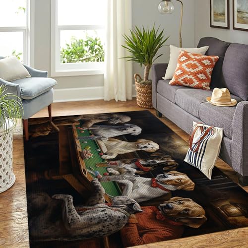Duck Tolling Retriever Dog Rug, Wild Animals Prints Area Rug L8956