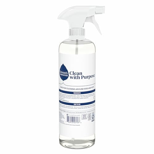 All Purpose Cleaner, Biodegradable Formula, Free & Clear, 23 oz (Pack of 4) S200