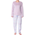 Womens Long Sleeve Fleece Pajama Set K61882